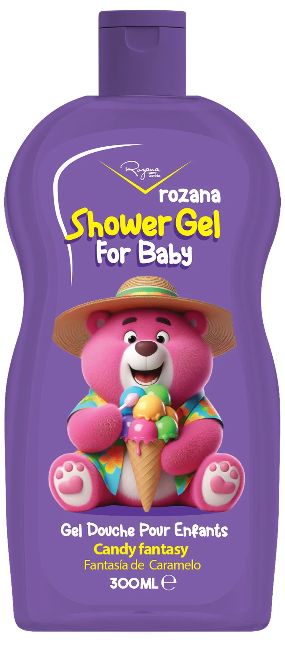 ROZANA SHOWER GEL FOR KIDS- CANDY FANTASY