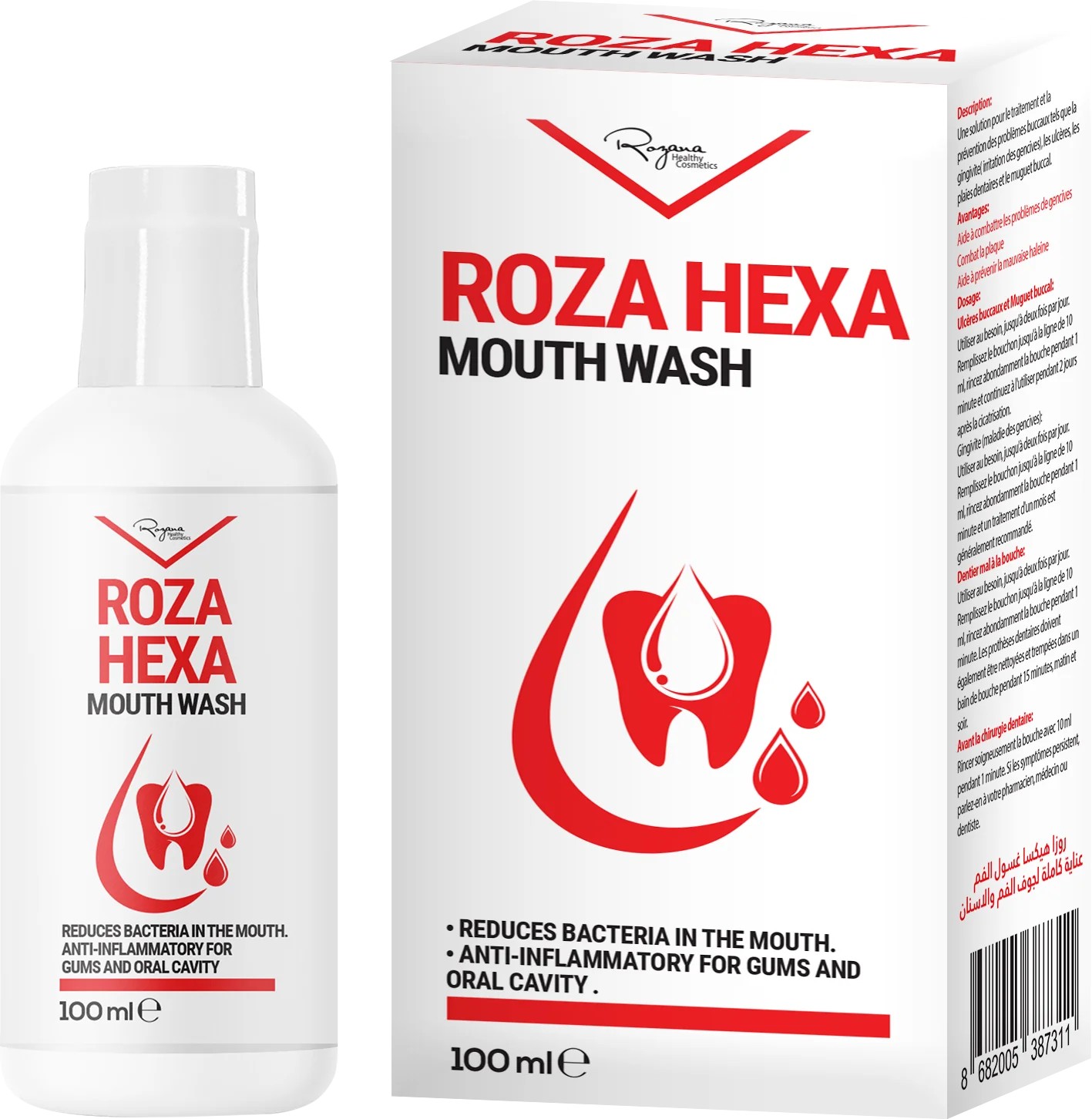 ROZANA ROZA HEXA MOUTH WASH