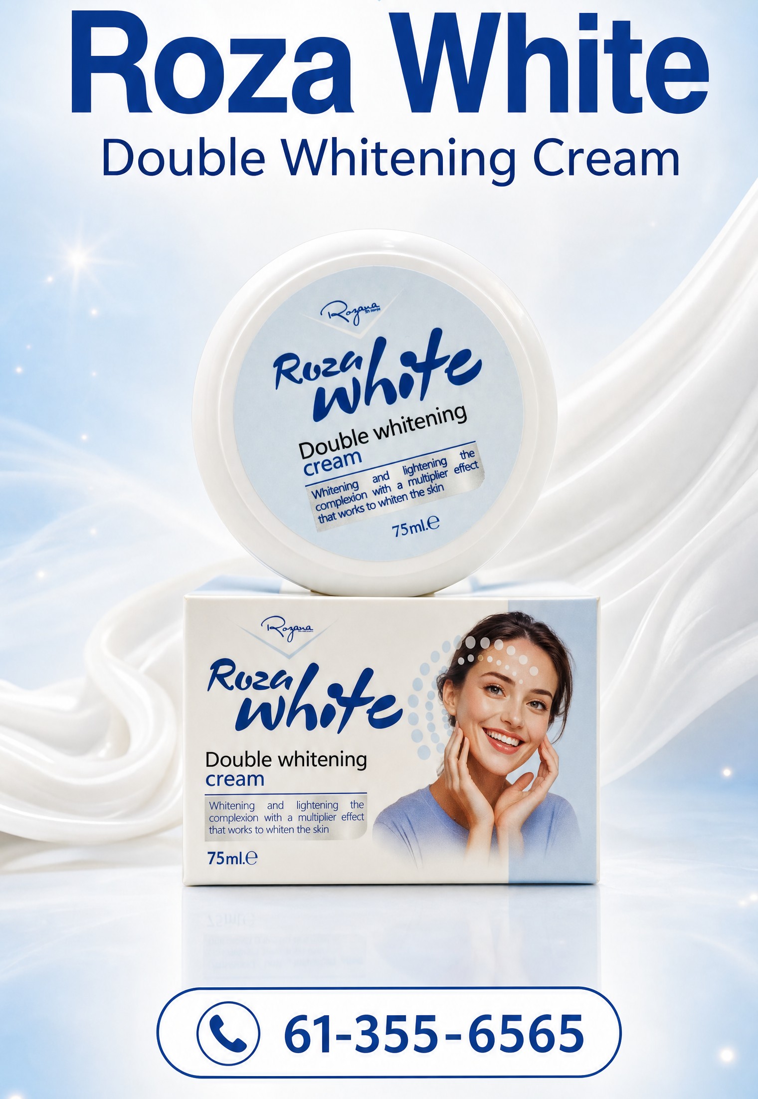 ROZANA ROZA WHITE DOUBLE WHITENING CREAM