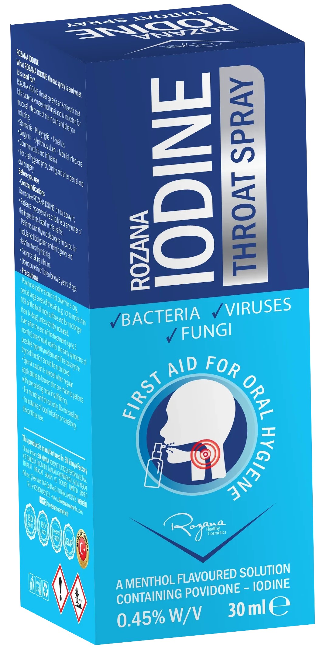 ROZANA IODINE THROAT SPRAY
