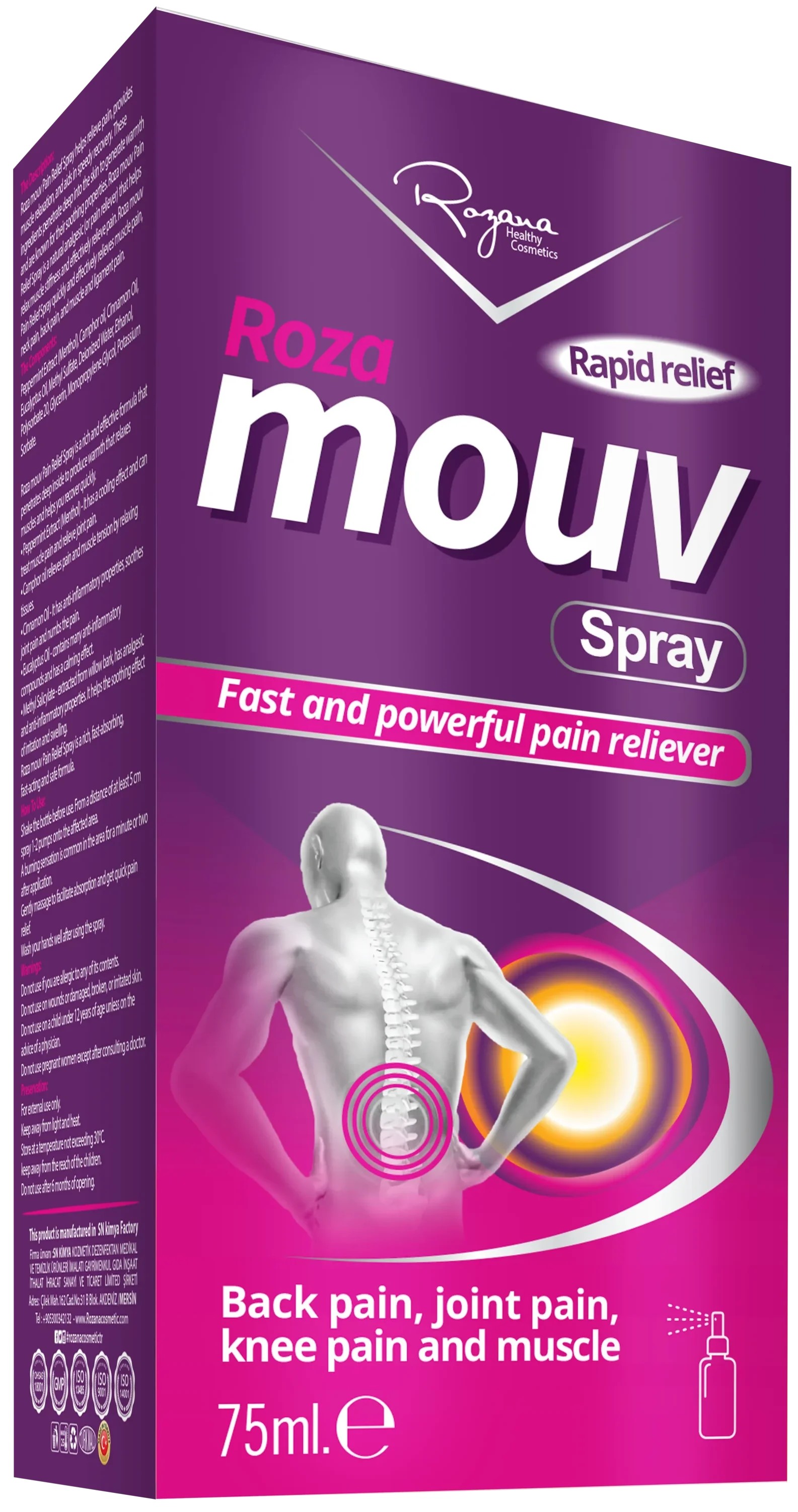 ROZANA ROZA MOUV SPRAY