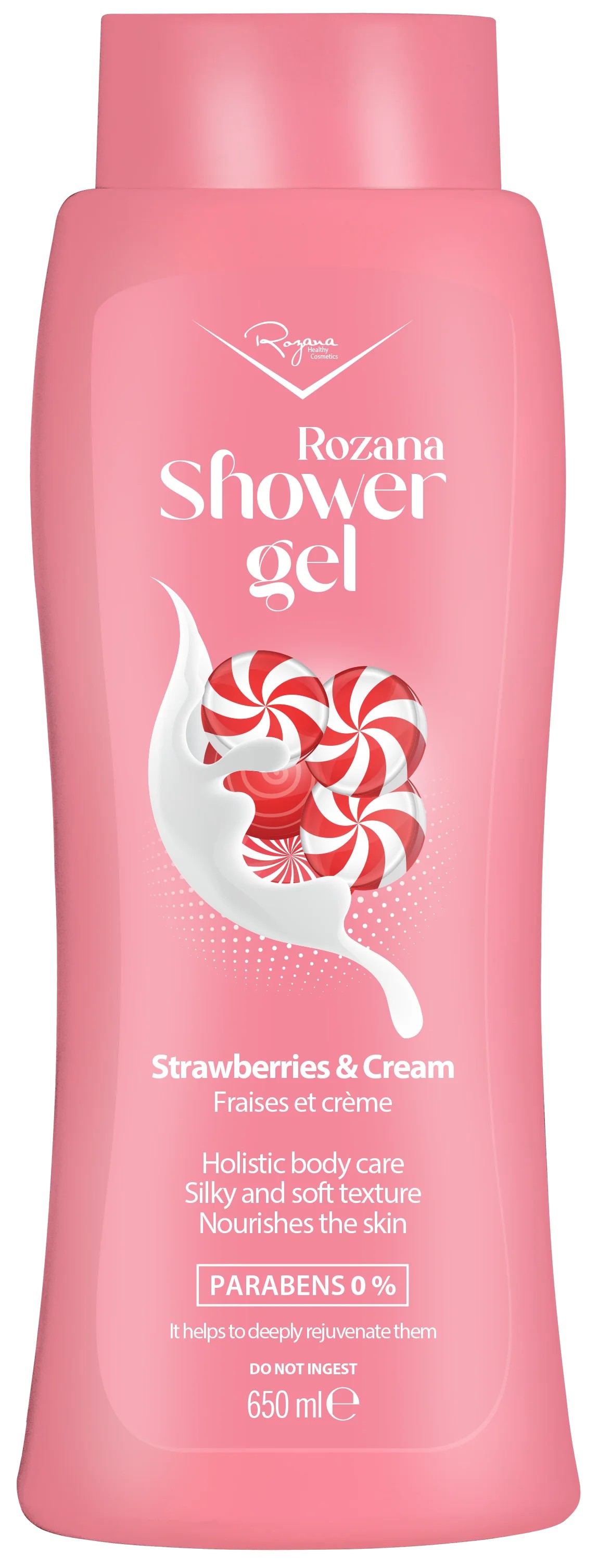 ROZANA SHOWER GEL STRAWBERRIES & CREAM