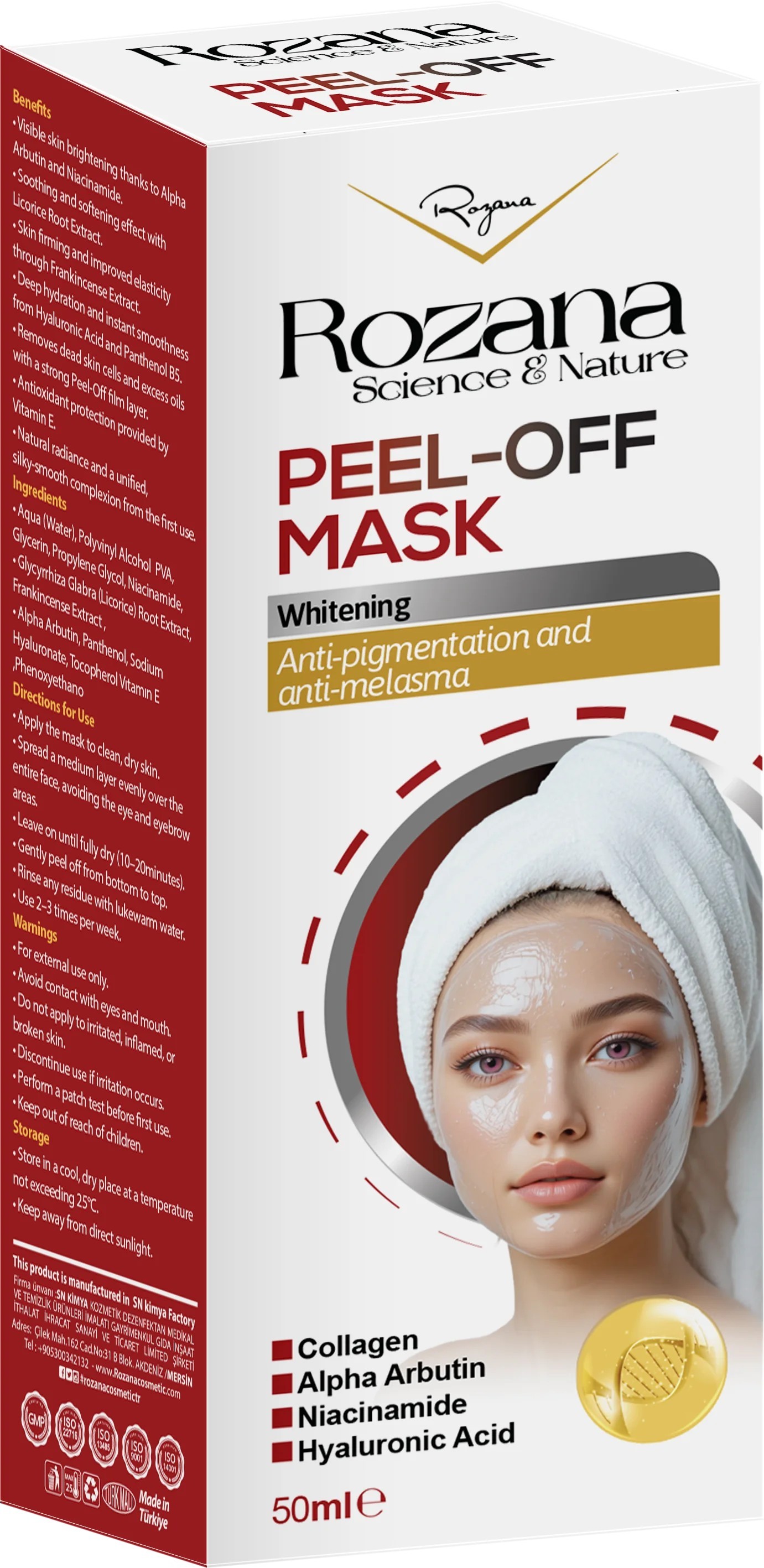 ROZANA PEEL OFF MASK WHITENING